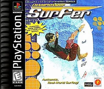 Championship Surfer (US) box cover front